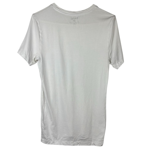 Rhône Basic White Men’s T-shirt Size S Lightweight Layering Luxurious - Picture 6 of 10